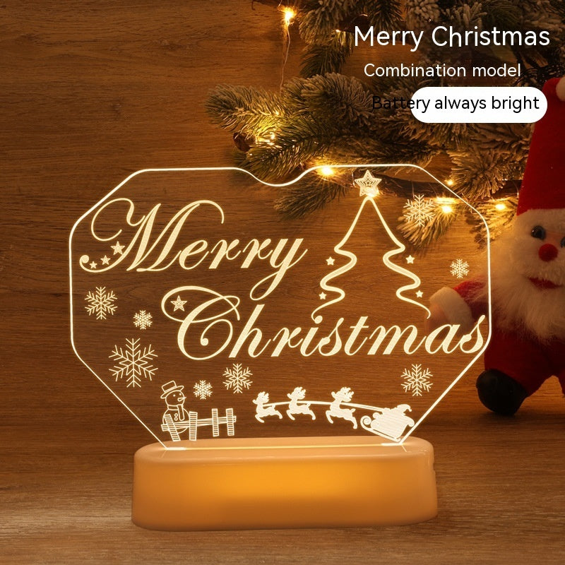 Christmas Decorations Night Light | Xmas Holiday Decor