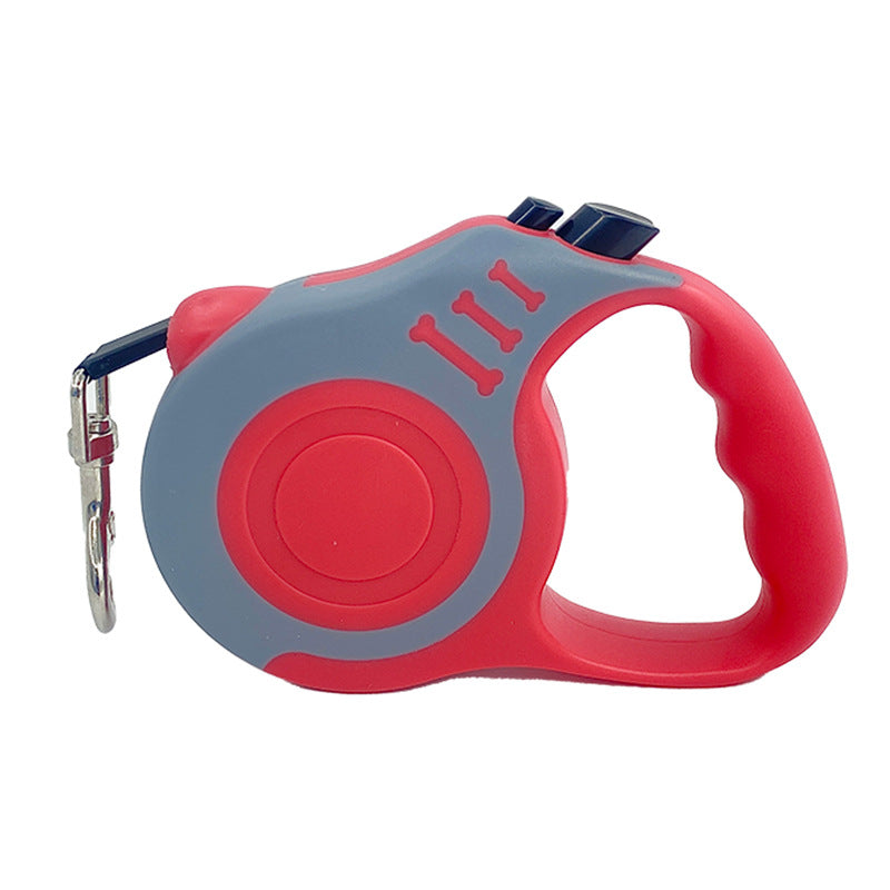 Retractable Dog Leash 3m / 5m - One-Button Brake & Lock Automatic Pet Lead