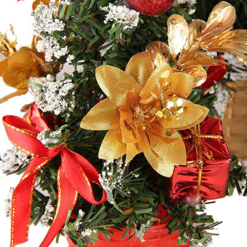 Christmas Mini Artificial Tree Decorations Family Gifts | Xmas Holiday Decor