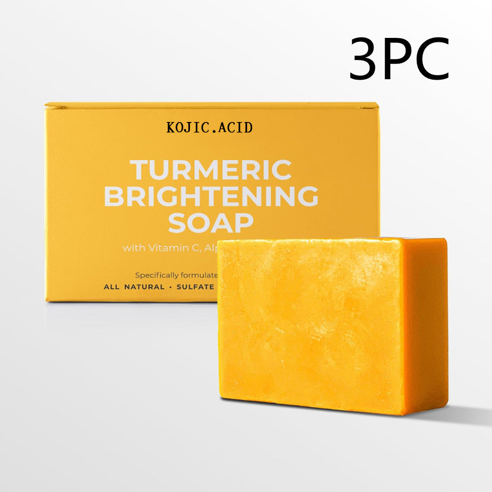 Turmeric Kojic Acid Soap - Brightening Handmade Face & Body Bar