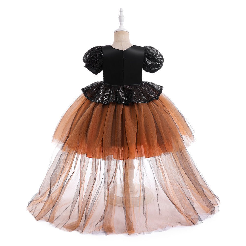 Halloween Girls Witch Performance Costume Party Dress
