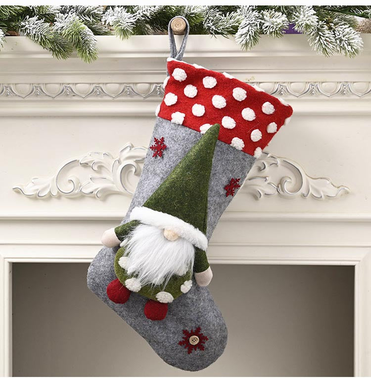 Christmas Decorative Lambswool Three-dimensional Socks | Holiday Gift