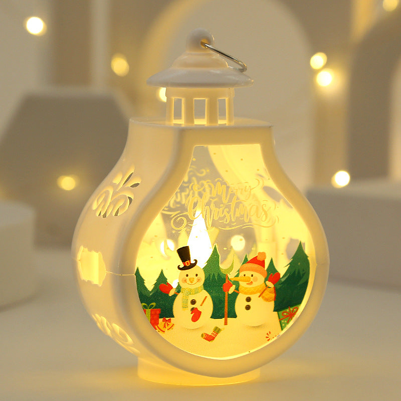 Christmas Candle Lamp Romantic Ornaments | Xmas Holiday Decor