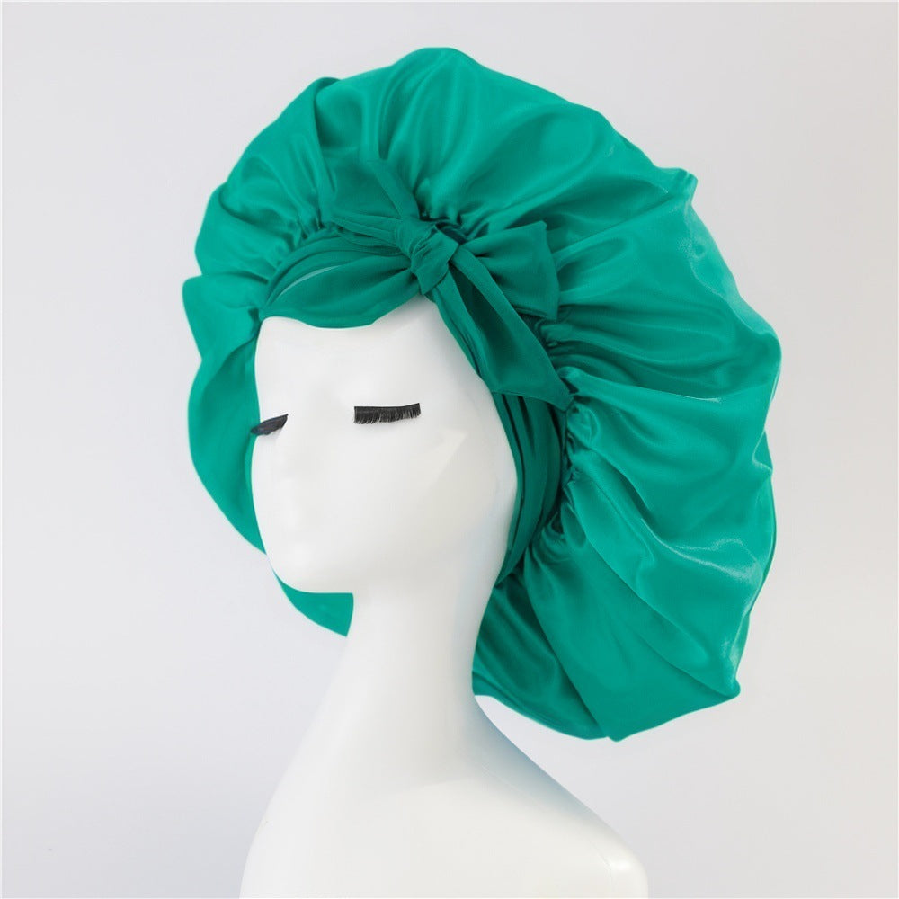 Satin Ribbon Round Hat Bow Imitation Silk Beauty and Hair Care