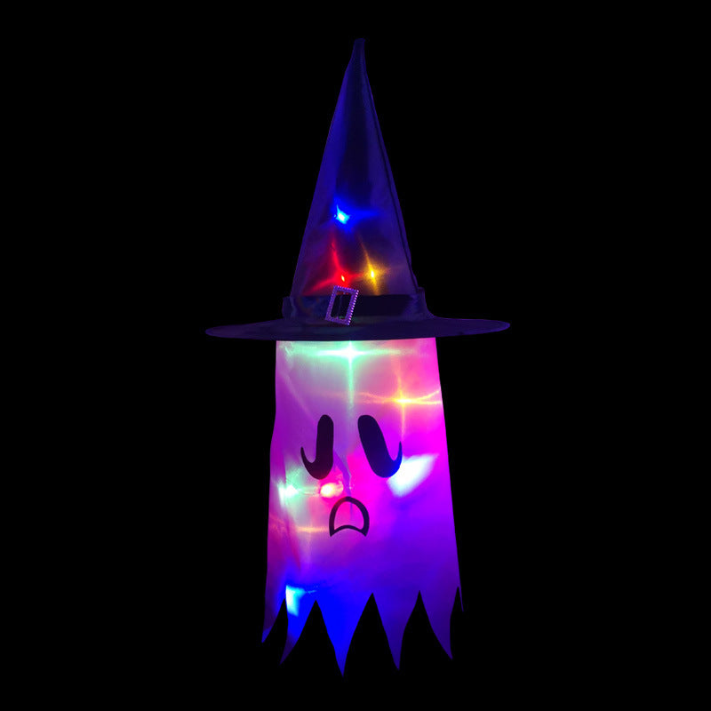 Halloween Holiday Decoration Lanterns Cloth Art Ghost String Lights