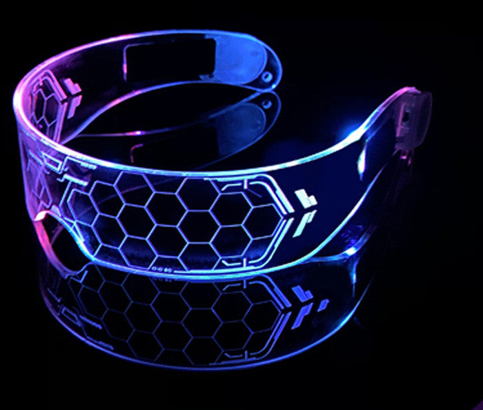 Luminous Glasses Party Bar Disco Punk Futuristic Style Festival