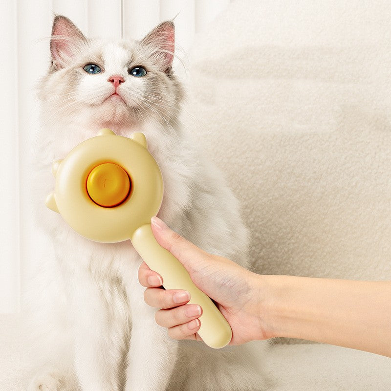 Magic Cat Massage Comb - Pet Hair Removal Brush & Scratcher for Cats and Dogs