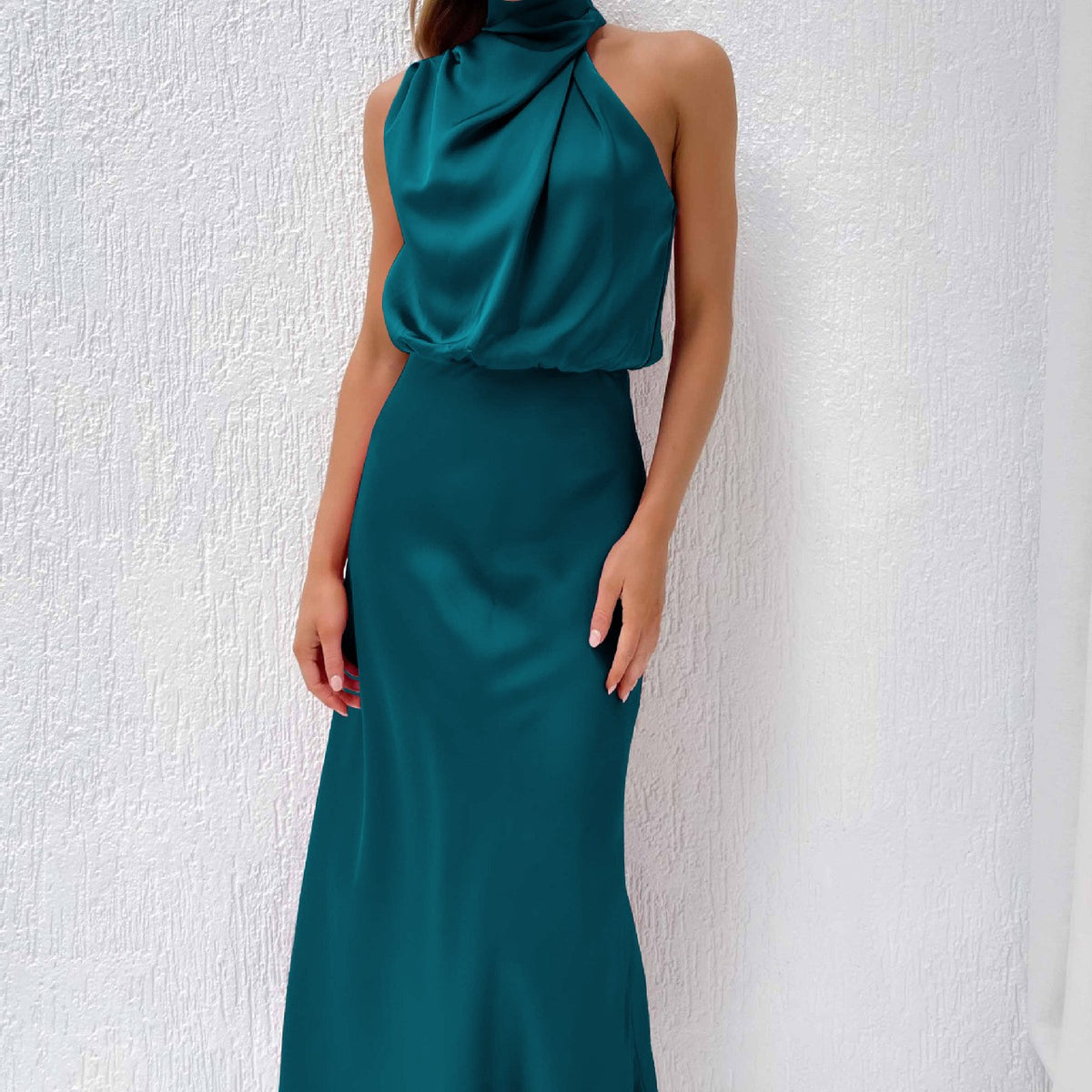 Summer Sleeveless Dress Fashion Elegant Evening Party Club Clothing