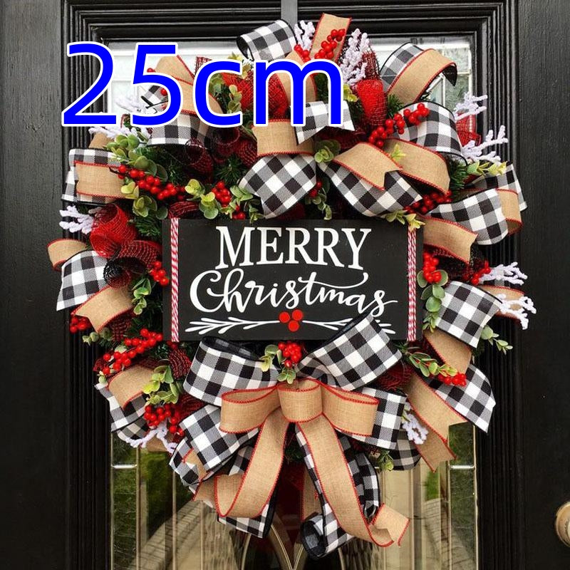 Christmas Bow Garland | Xmas Holiday Decor