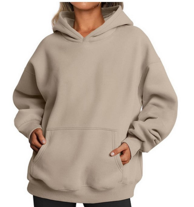 Women's Oversized Hoodies Fleece Loose Sweatshirts with Pocket Long