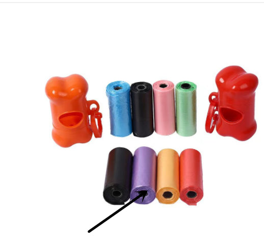 Dog Poop Bags - Leak-Proof Waste Bags on Rolls, 6 Colours