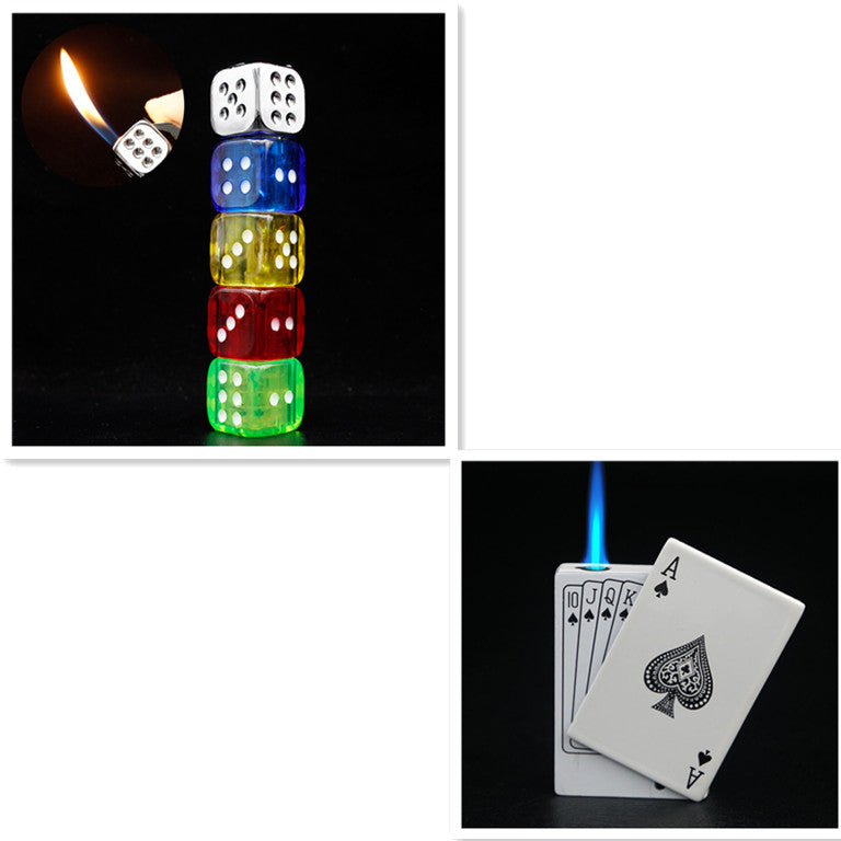 Creative Dice Flame Lighter - Novelty Gift Lighter