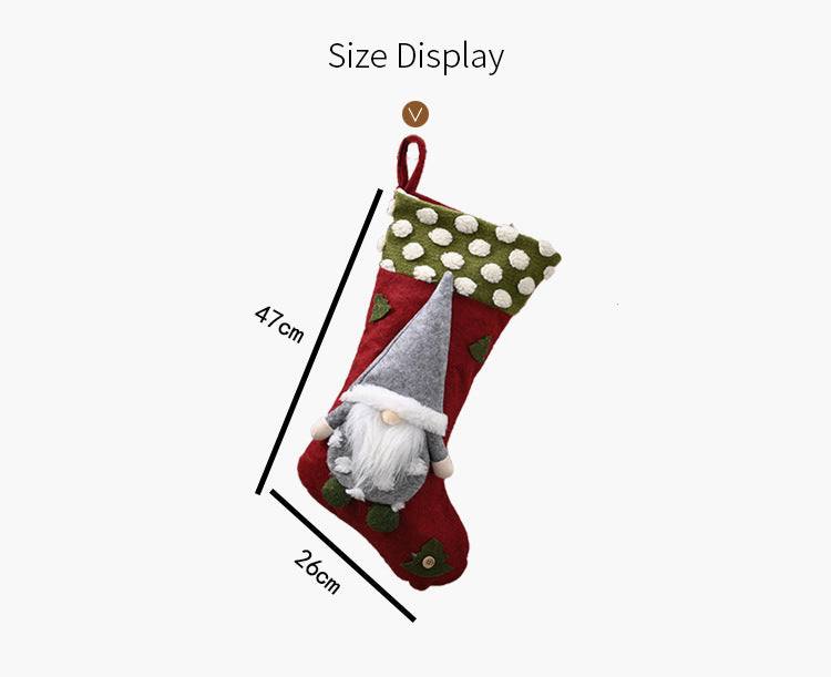 Christmas Decorative Lambswool Three-dimensional Socks | Holiday Gift