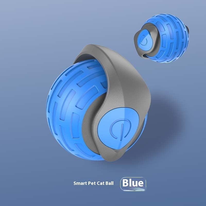 Smart Automatic Cat Ball - Interactive Rolling Teaser Toy, USB Rechargeable