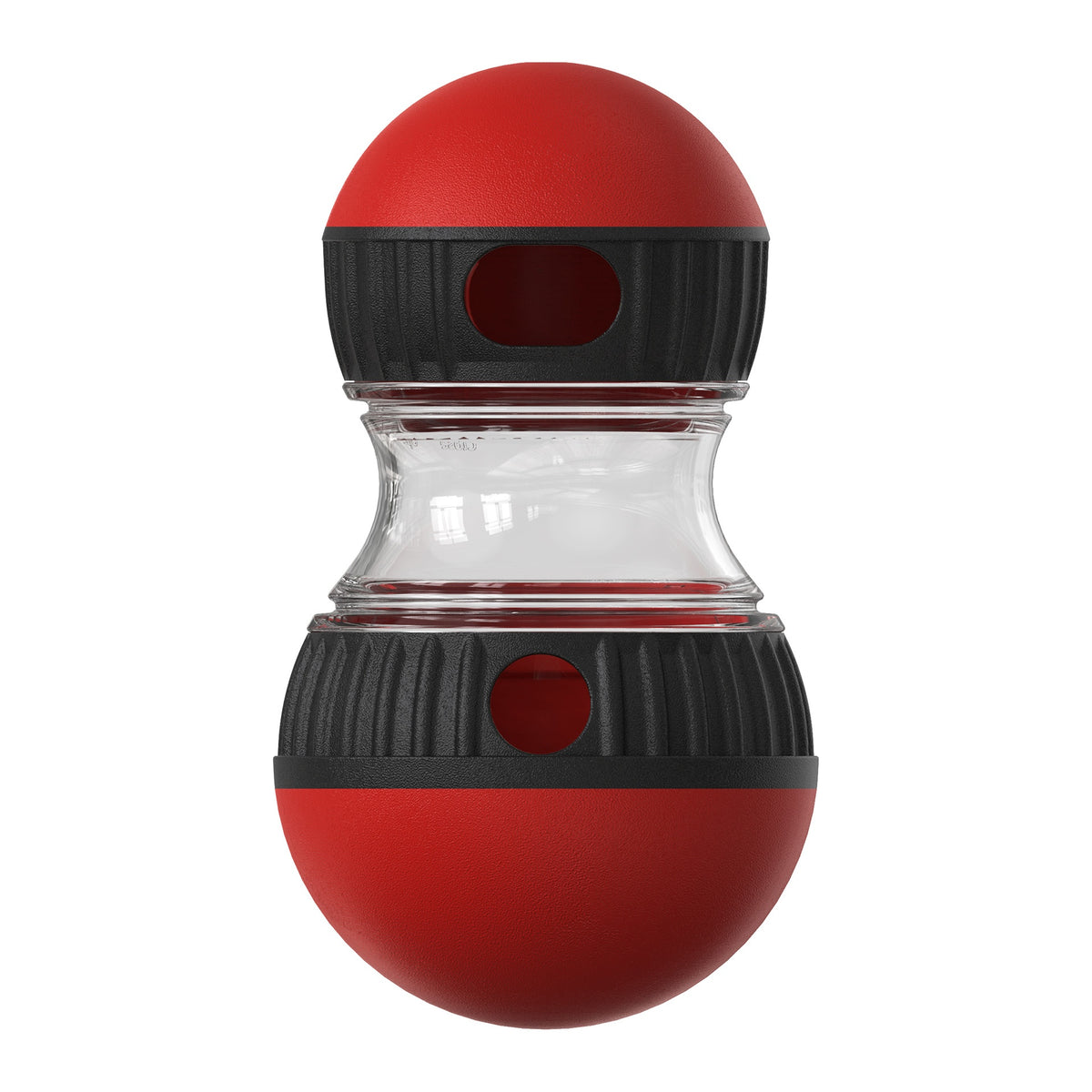 Dumbbell Treat Dispensing Dog Toy - Slow Feeder Tumbler Puzzle for Smart Dogs