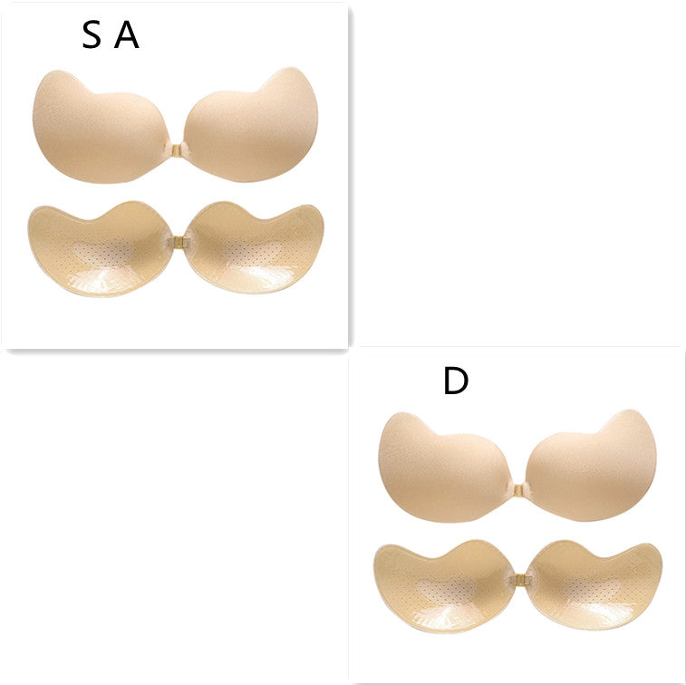 Invisible Push Up Bra Backless Strapless Seamless Front Closure