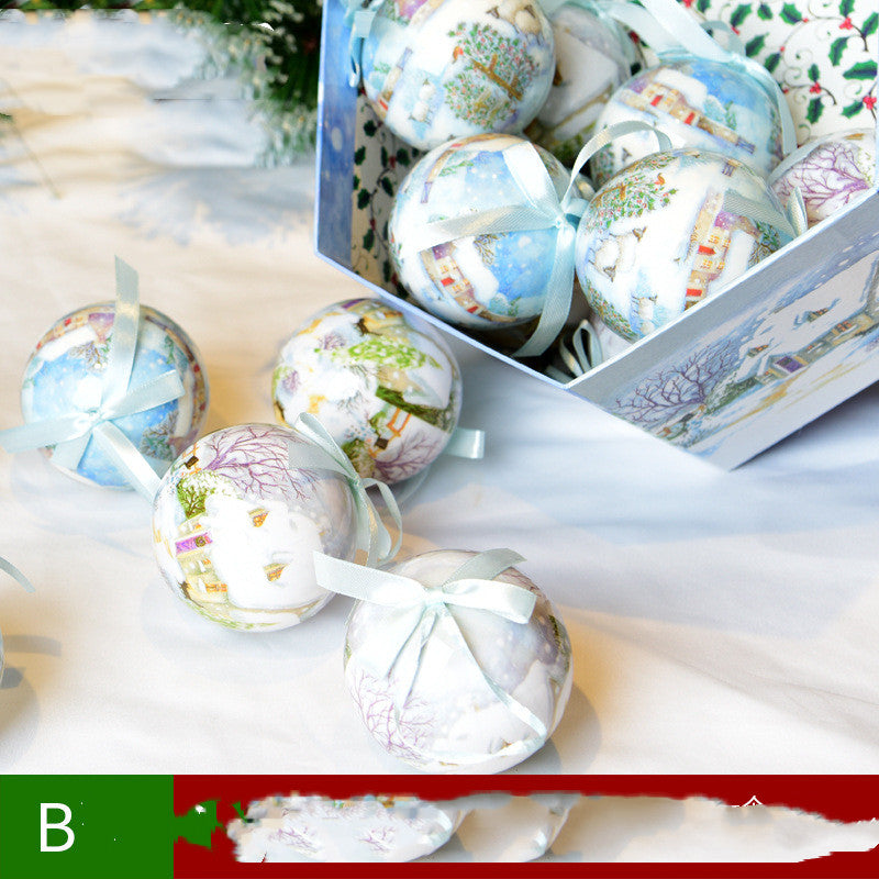 Christmas Gift Box with Tree Decoration Pendant | Xmas Holiday Decor