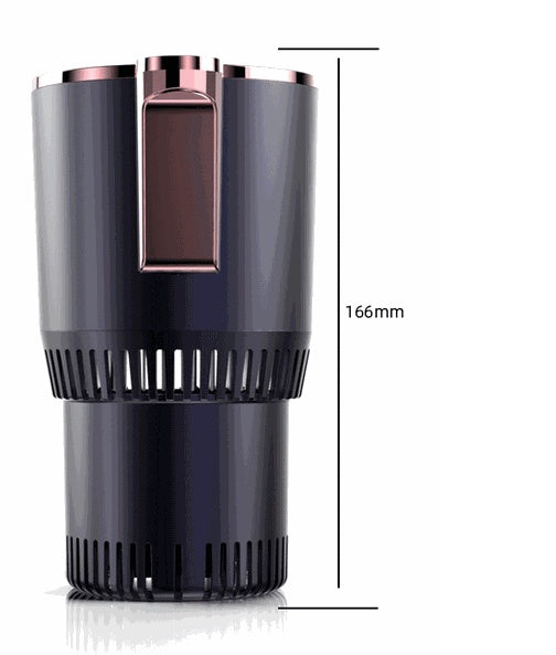 2-in-1 Smart Car Cup Warmer & Cooler 12V - Heated Cooling Cup Holder with Digital Temperature Display