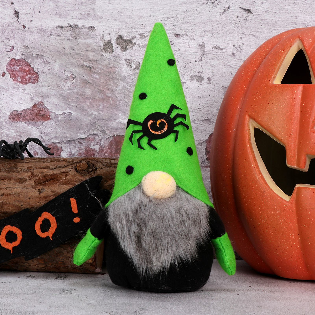 Halloween Gnome Plush Doll - Faceless Witch Hat Gnome Table Decoration