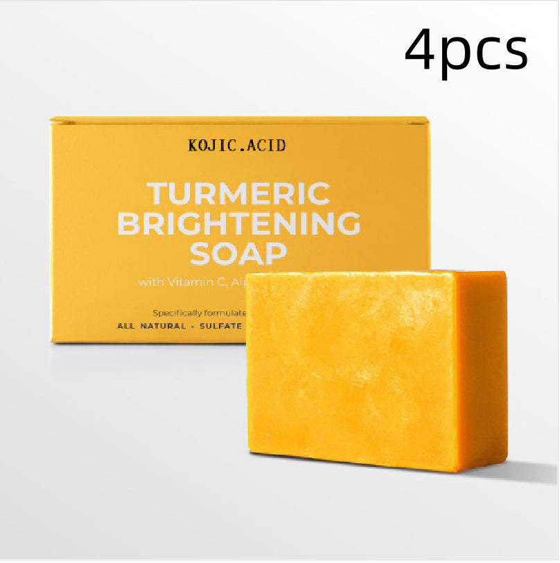 Turmeric Kojic Acid Soap - Brightening Handmade Face & Body Bar