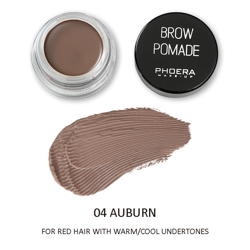 6-Color Eyebrow Cream Palette - Long-Lasting Brow Pomade