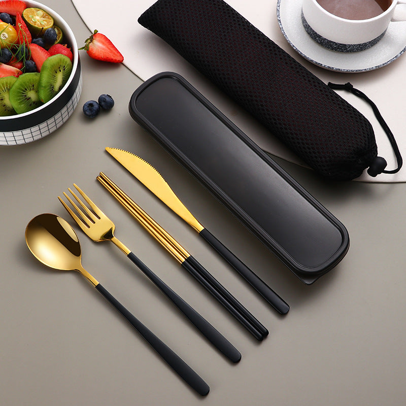 304 Dinnerware Set Flatware Kitchen Accessories Camping Travel Sets