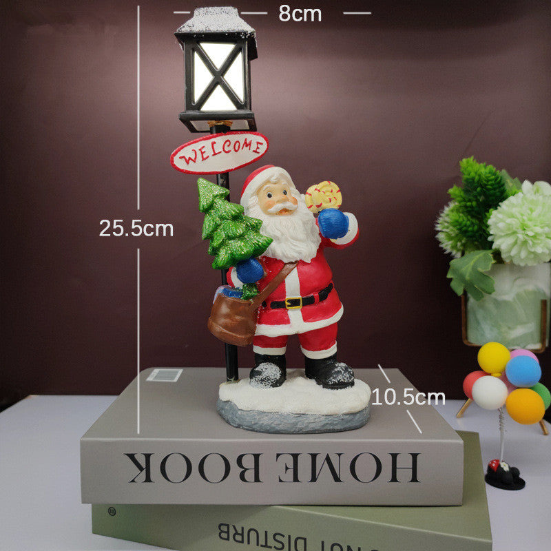 Christmas Gifts Resin Snowman Night Light Decoration Crafts | Xmas Holiday Decor