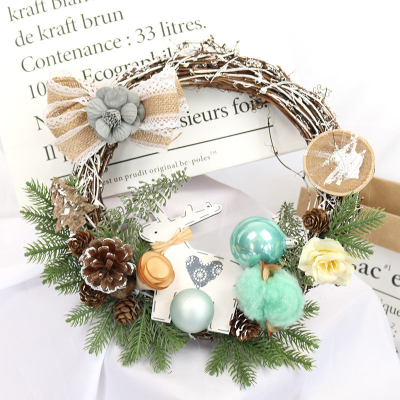 Christmas Garland Window Decoration | Xmas Holiday Decor