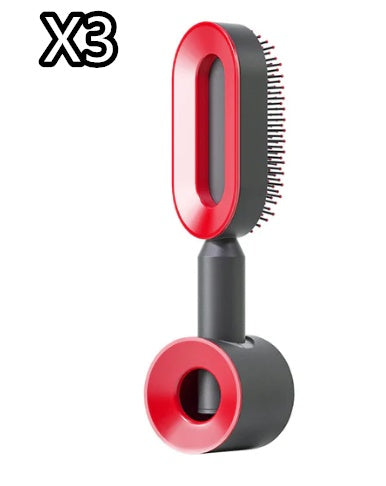 Self Cleaning Hair Brush for Women One-Key Loss Airbag Massage Scalp