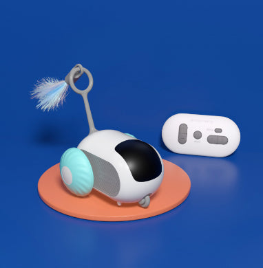 Remote Control Cat Car Toy - USB Rechargeable Interactive Chasing Toy for Cats