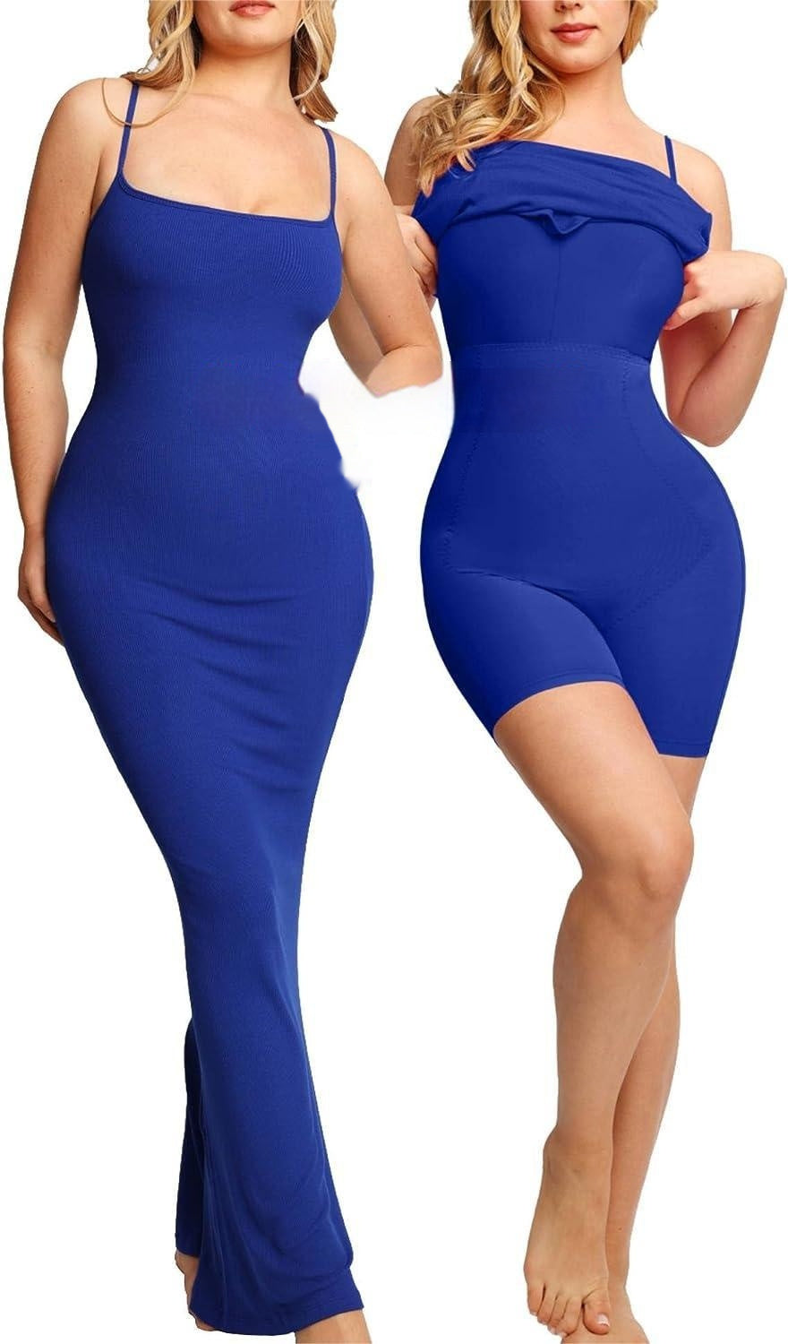 Women's Shapewear Dress Jumpsuit Tummy Tuck Lift Corset Open Crotch