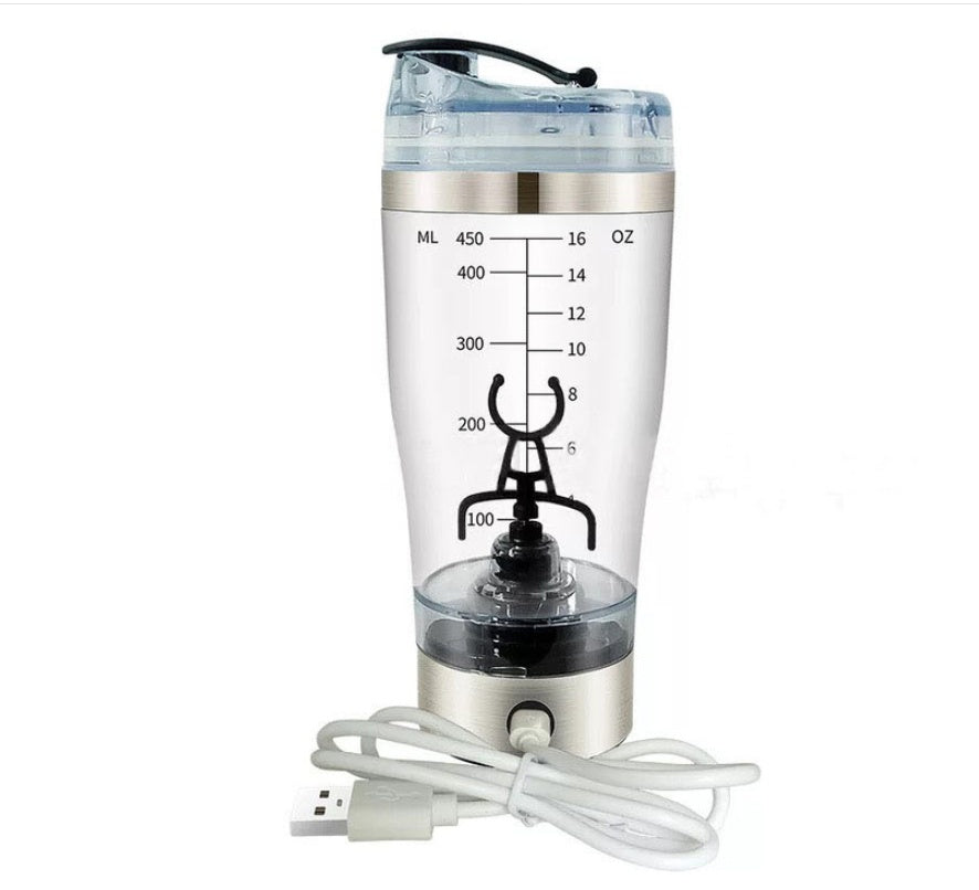 Electric Protein Shaker Bottle with Mixing Motor