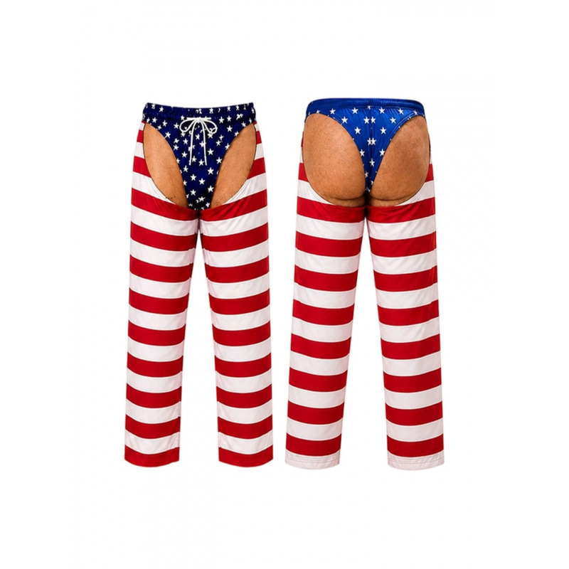 Unisex Funny 3D Thong Illusion Print Pants