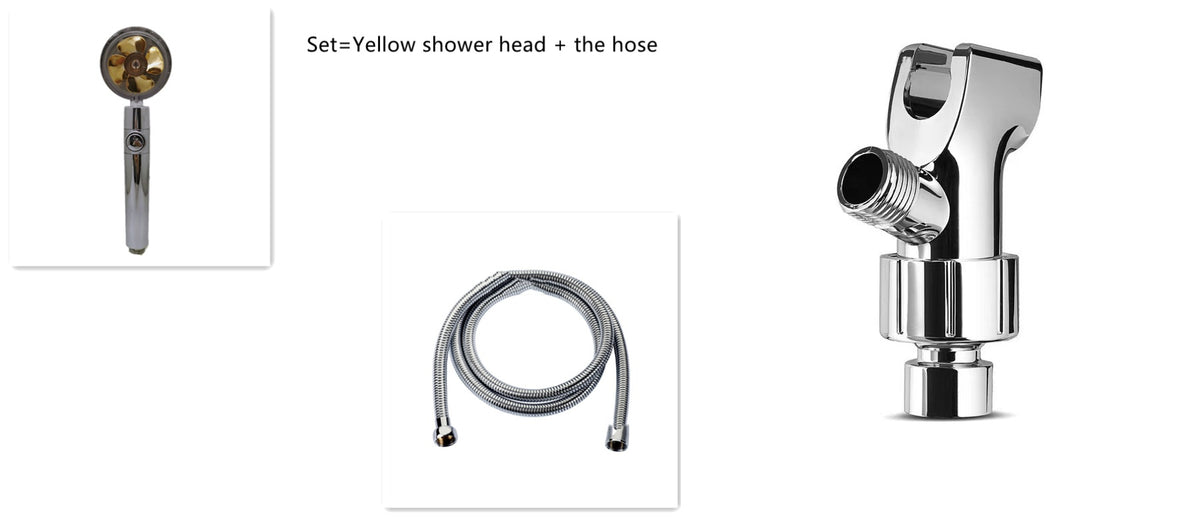 360° Rotating Water Saving Shower Head - High Pressure Rain Spray Nozzle