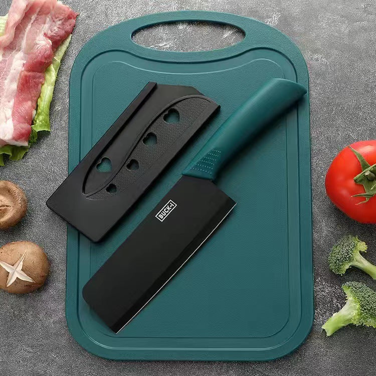 Stainless Steel Kitchen Knife Set - Chef Knives with Block