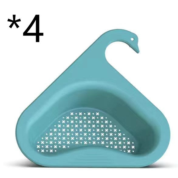 Hanging Swan Kitchen Drainer - Multifunctional Sink Sponge & Dish Rack