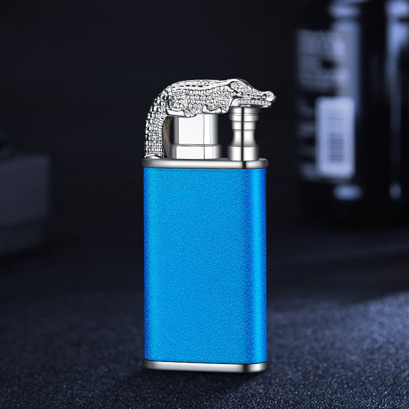 Crocodile and Dolphin Design Butane Lighter