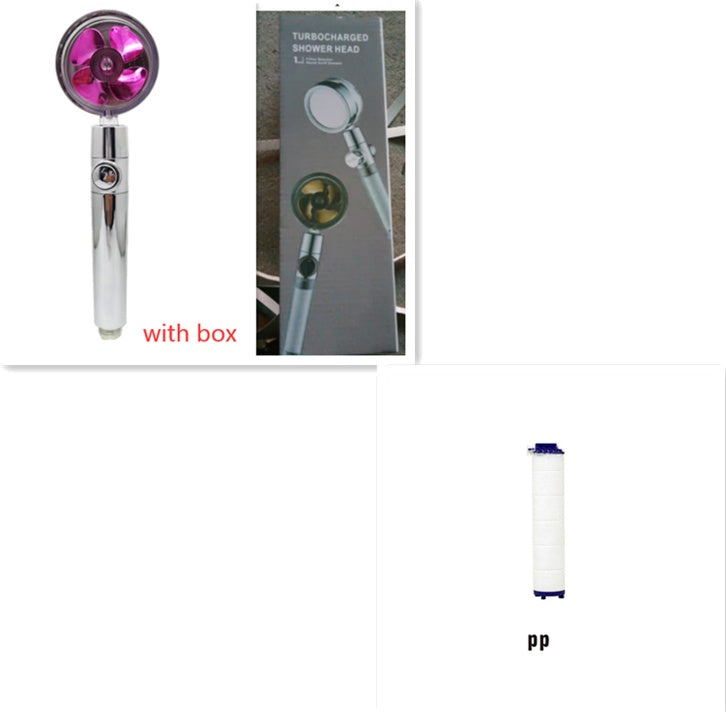 360° Rotating Water Saving Shower Head - High Pressure Rain Spray Nozzle