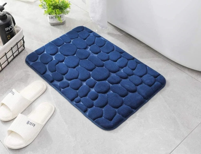 Memory Foam Pebble Stone Throw Pillow - Soft Embossed Decorative Cushion