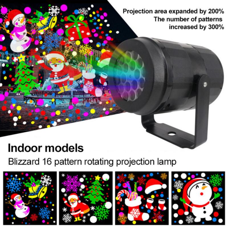 Christmas LED Snowflake Projection Light