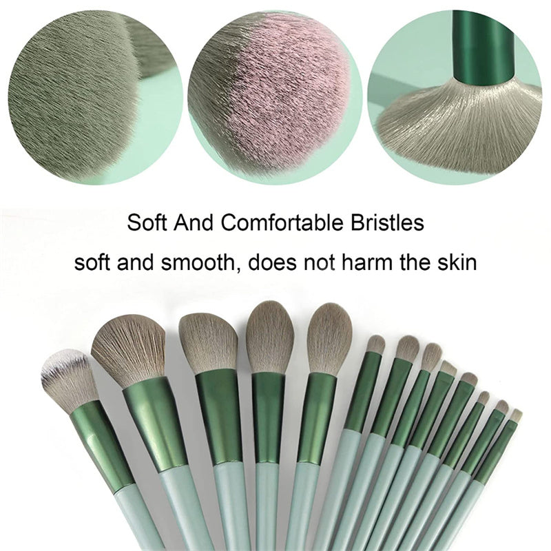 13Pcs Makeup Brush Set Make Up Concealer Blush Powder Eye Shadow