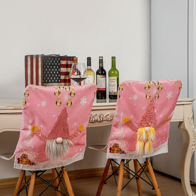 Christmas Decorations Chair Cover | Holiday Gift