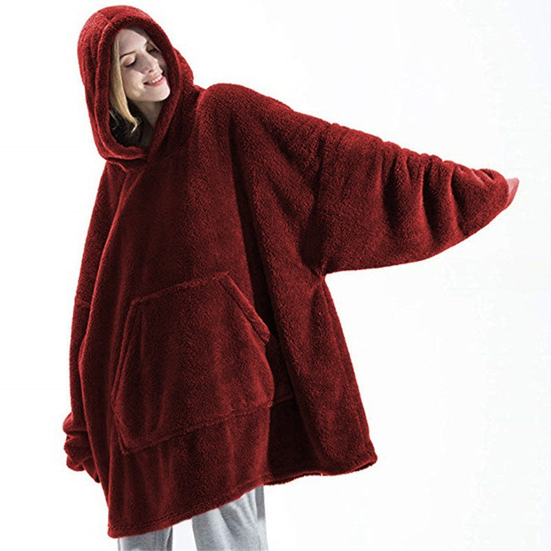 Hoodie Sweatshirt with Big Pocket Tops Sweater Comfortable Loose