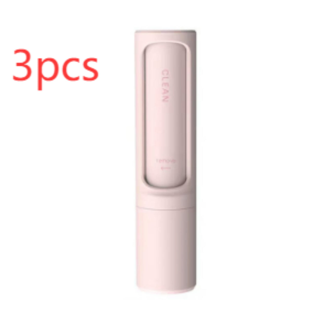 2-in-1 Reusable Pet Hair Remover Brush - Self-Cleaning Lint Roller for Furniture & Clothes