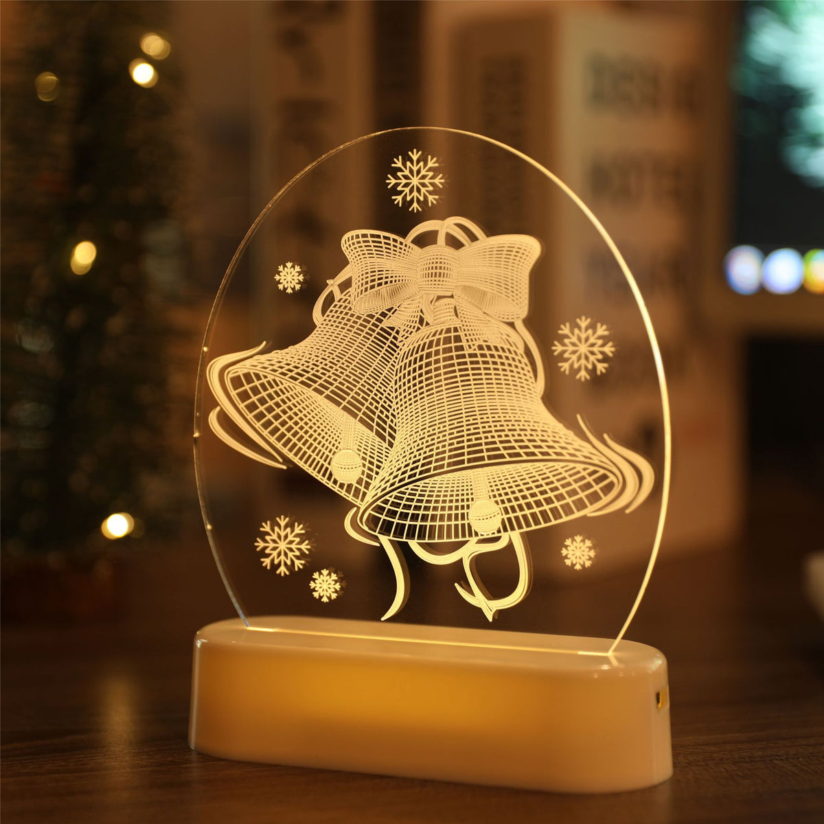 Christmas Bedside Night Light | Xmas Holiday Decor