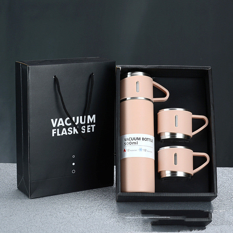 Vacuum Insulated Water Cup Gift Set with Handbag Gift Box