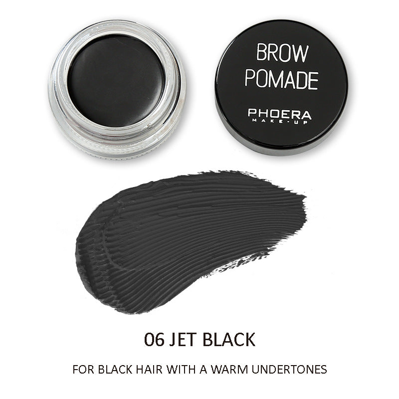 6-Color Eyebrow Cream Palette - Long-Lasting Brow Pomade