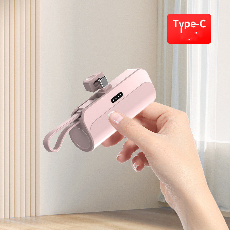 Mini Capsule Wireless Power Bank - Pocket Portable Phone Charger