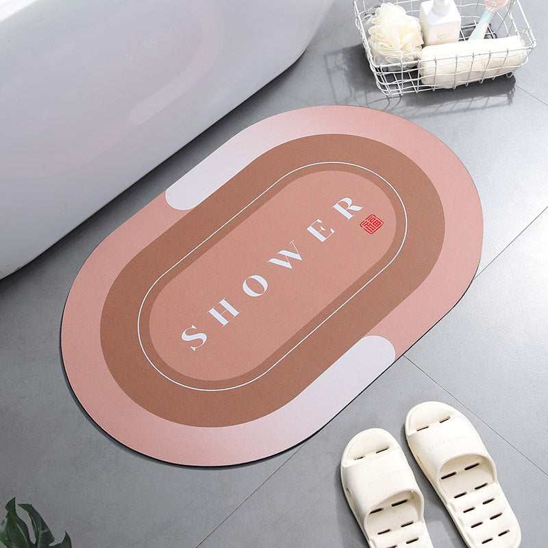 Super Absorbent Quick-Dry Bath Mat - Non-Slip Shower Rug