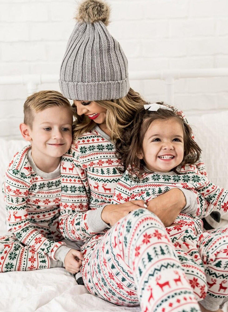 Christmas Pajamas Family Matching Year Father Mother Kids Baby Look